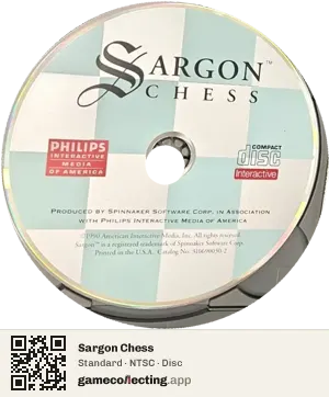 Sargon Chess Philips CD-i, NTSC disc