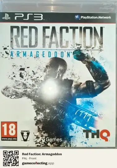Red Faction: Armageddon PlayStation 3, PAL box front