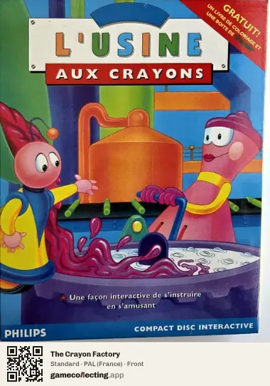The Crayon Factory Philips CD-i, France box front