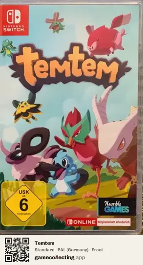Temtem Nintendo Switch, Germany box front