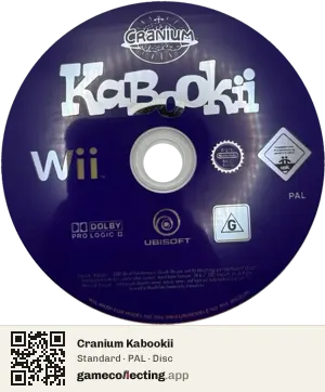 Cranium Kabookii Nintendo Wii, PAL disc