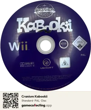 Cranium Kabookii Nintendo Wii, PAL disc