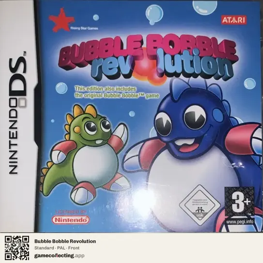 Bubble Bobble Revolution Nintendo DS, PAL box front