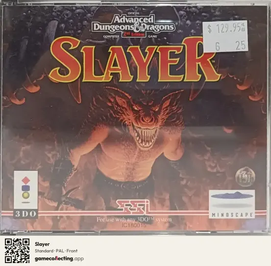 Slayer 3DO Interactive Multiplayer, PAL box front