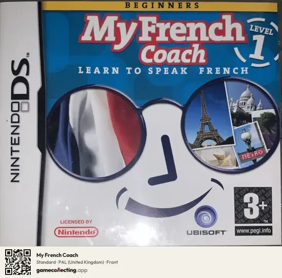 My French Coach Nintendo DS, United Kingdom box front