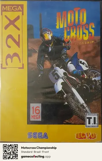 Motocross Championship Sega 32X, Brazil box front