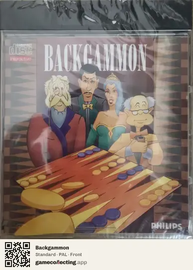 Backgammon Philips CD-i, PAL box front