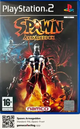 Spawn: Armageddon PlayStation 2, Spain box front