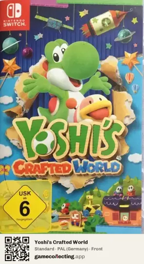 Yoshi's Crafted World Nintendo Switch, Germany box front