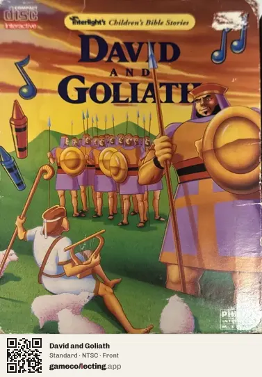 David and Goliath Philips CD-i, NTSC box front