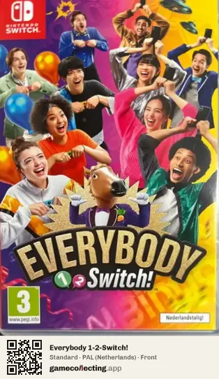 Everybody 1-2-Switch! Nintendo Switch, Netherlands box front