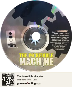 The Incredible Machine 3DO Interactive Multiplayer, PAL disc