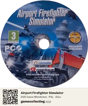 Airport Firefighter Simulator Computer, PAL disc