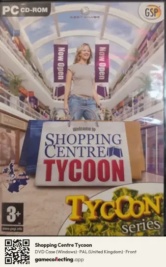 Shopping Centre Tycoon Computer, United Kingdom box front