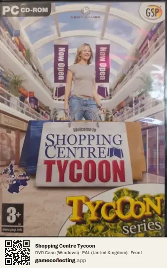 Shopping Centre Tycoon Computer, United Kingdom box front