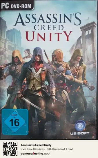 Assassin's Creed Unity Computer, Germany box front