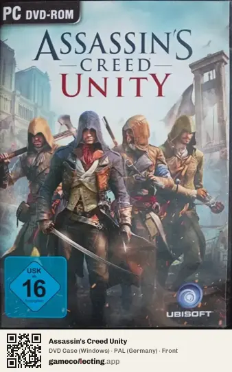 Assassin's Creed Unity Computer, Germany box front