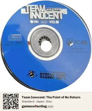 Team Innocent: The Point of No Return PC-FX, Japan disc