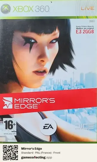 Mirror's Edge Xbox 360, France box front