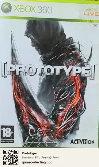 Prototype Xbox 360, France box front