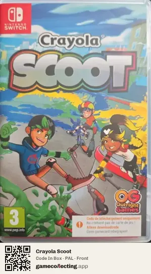 Crayola Scoot Nintendo Switch, PAL box front