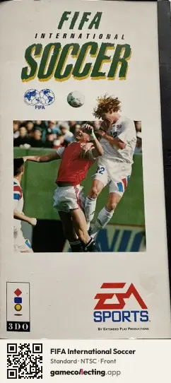 FIFA International Soccer 3DO Interactive Multiplayer, NTSC box front