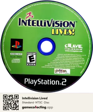 Intellivision Lives! PlayStation 2, NTSC disc