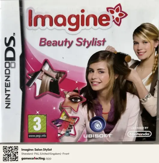 Imagine: Salon Stylist Nintendo DS, United Kingdom box front