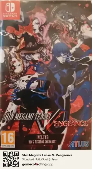 Shin Megami Tensei V: Vengeance Nintendo Switch, Spain box front