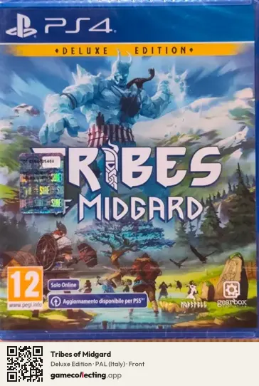 Tribes of Midgard PlayStation 4, Italy box front