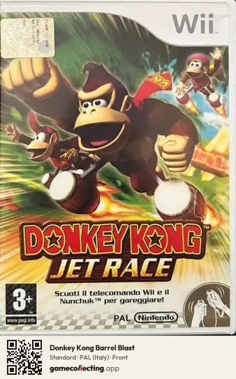 Donkey Kong Barrel Blast Nintendo Wii, Italy box front