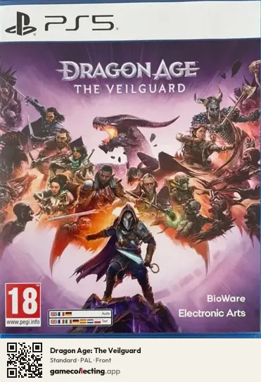 Dragon Age: The Veilguard PlayStation 5, PAL box front