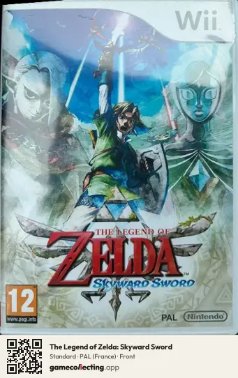 The Legend of Zelda: Skyward Sword Nintendo Wii, France box front