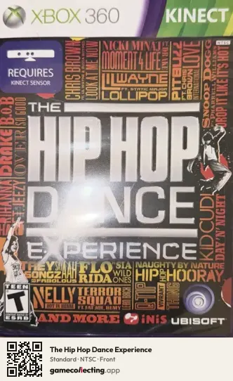 The Hip Hop Dance Experience Xbox 360, NTSC box front