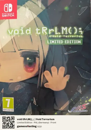 void tRrLM(); //Void Terrarium Nintendo Switch, Germany box front