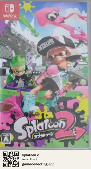 Splatoon 2 Nintendo Switch, Asia box front