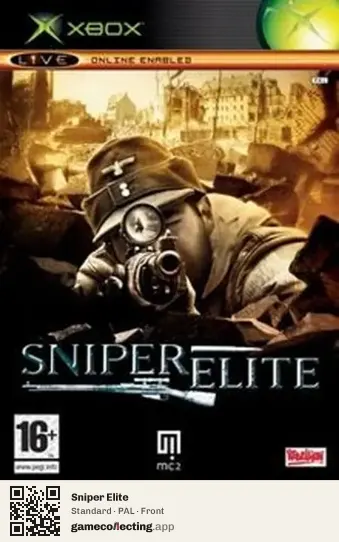 Sniper Elite Xbox, PAL box front