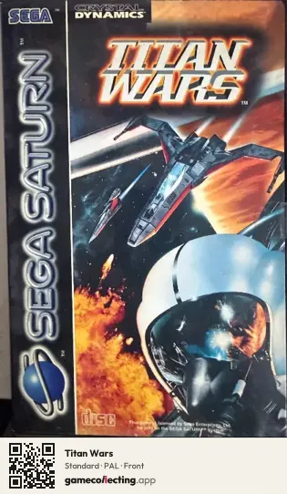 Titan Wars Sega Saturn, PAL box front