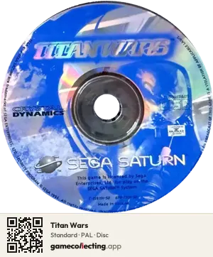 Titan Wars Sega Saturn, PAL disc