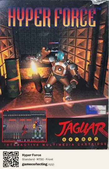 Hyper Force Atari Jaguar, NTSC box front