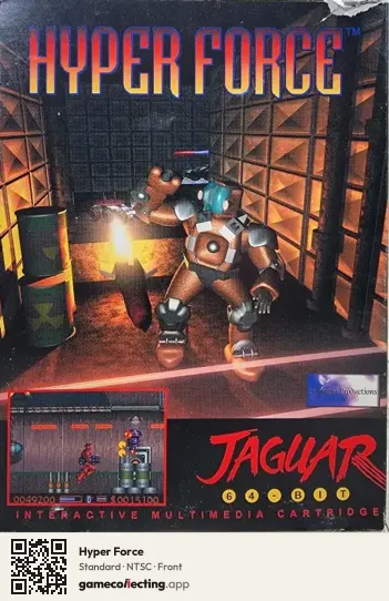 Hyper Force Atari Jaguar, NTSC box front