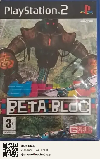 Beta Bloc PlayStation 2, PAL box front