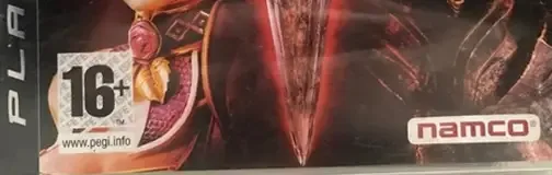Soulcalibur IV, the PEGI square on its front