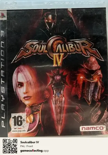 Soulcalibur IV PlayStation 3, PAL box front
