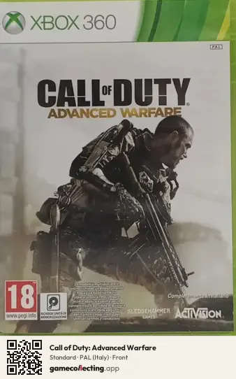 Call of Duty: Advanced Warfare Xbox 360, Italy box front