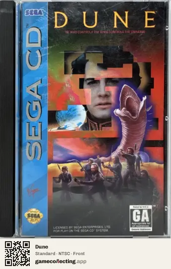 Dune Sega Mega-CD / Sega CD, NTSC box front