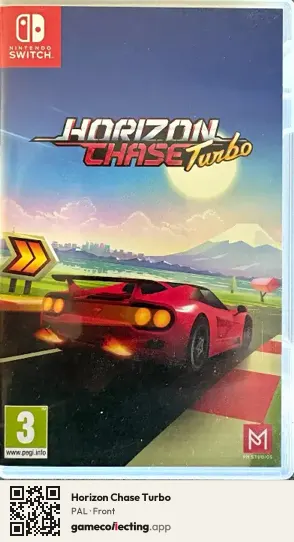 Horizon Chase Turbo Nintendo Switch, PAL box front