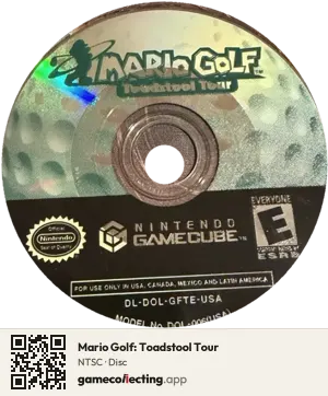 Mario Golf: Toadstool Tour Nintendo GameCube, NTSC disc