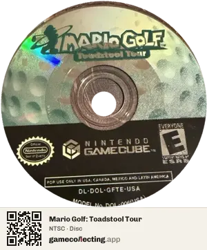 Mario Golf: Toadstool Tour Nintendo GameCube, NTSC disc