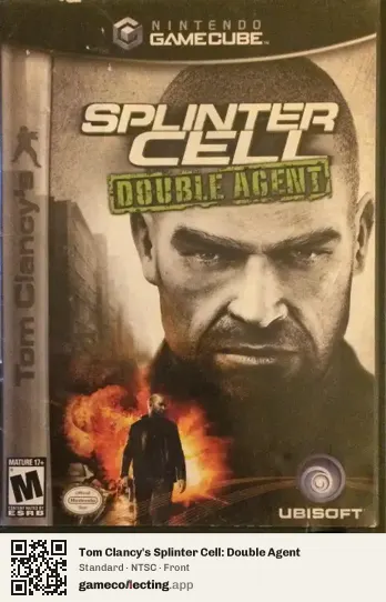 Tom Clancy's Splinter Cell: Double Agent Nintendo GameCube, NTSC box front